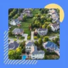 A house key beside a mortgage rate chart showing changes over time