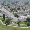 A suburban home in Salt Lake County with mountains in the background