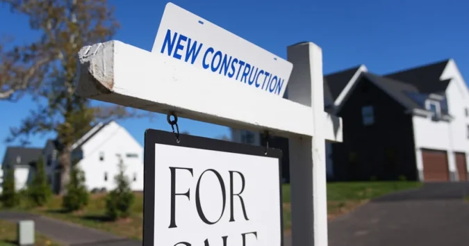 U.S. Existing Home Sales Fell 1.7% in July as Record Prices, 6.69% Mortgage Rates and Thin Inventory Kept Buyers on the Sidelines A row of suburban houses with for sale signs and a moving truck in a tight housing market