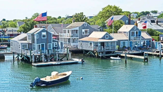 Nantucket Tops Lendingtree’s List of America’s Priciest Towns With a $1.6 Million Median Home Value as Seasonal Demand and Limited Supply Push Island Prices Higher A waterfront Nantucket home with weathered shingles and a high-end coastal setting