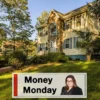 A suburban home for sale with a yard sign as mortgage rates remain elevated
