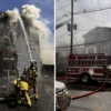 New Brunswick Apartment Fire Displaces 35 Rutgers Students, Injures Three Firefighters, and Leaves Campus Housing Damage as Red Cross Pledges Aid Firefighters respond to an apartment fire in New Brunswick as students are displaced from nearby housing