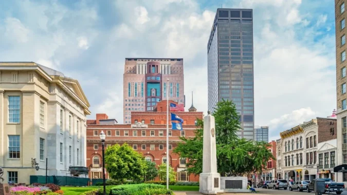 Louisville Rents Fall Again as Realtor.com Says July Median Hit $1,220 and Renting Still Costs $437 Less Than Buying a Starter Home Across Jefferson County Metro Apartment buildings in Louisville as Realtor.com reports falling July rents