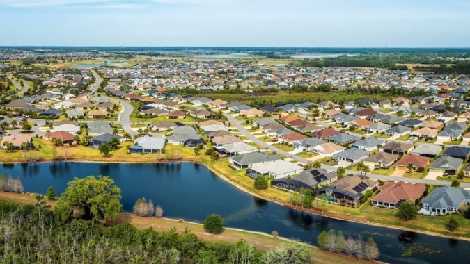 The Villages Home Prices Fall for a Fourth Straight Year as Inventory Rises and Median Listings Slide Below 2025 Levels in Central Florida Homes and golf carts in The Villages retirement community in Central Florida