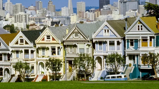 A For Sale sign in front of a house as mortgage rates rise toward a three-year high