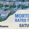 National Mortgage Rates Rise for a Second Straight Day as Zillow Puts the 30-Year Fixed Average at 6.91% and the 15-Year at 6.37% on Saturday A house model beside a calculator and mortgage paperwork