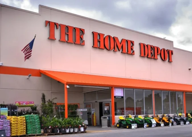 Mortgage Lock-In Keeps Americans From Moving as Home Depot Says Housing Turnover Has Stayed Depressed for Four Years and New Loan Costs Near 6.7 Percent A Home Depot store sign as higher mortgage rates keep homeowners from moving