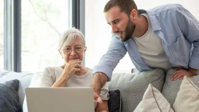 Grandparents Can Give a $30,000 Home Down Payment to a Grandchild Without Gift Tax by Splitting the Transfer Across Tax Years or Using the Married Couple Exclusion, Experts Say A grandparent handing over a check to help with a home down payment