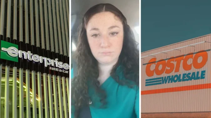 Costco Travel Helps a Mom Cut a Seven Seat Rental Car Quote From Enterprise by More Than Four Hundred Dollars for a Family Road Trip A family minivan parked in a lot with a rental car key fob in the foreground