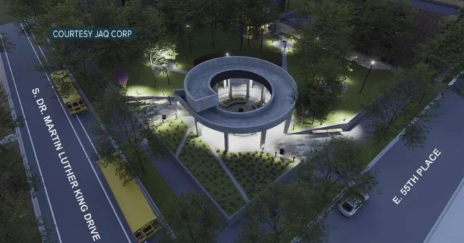 Chicago Torture Survivors Break Ground on Washington Park Memorial After Decade-Long Delay, Marking First State-Sponsored Monument in the United States for Law Enforcement Violence Survivors and organizers at the groundbreaking site for Chicago’s Washington Park torture memorial