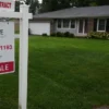 U.S. 30 Year Mortgage Rates Jump to 7.28 Percent, the Highest in Nearly Three Years as Borrowing Costs and Applications Slide A for sale sign outside a home as mortgage rates rise and housing affordability weakens