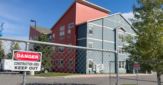 Stadium View apartment building in Bozeman where tenants were told to move out